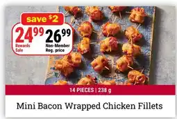 M & M Food Market Mini Bacon Wrapped Chicken Fillets offer