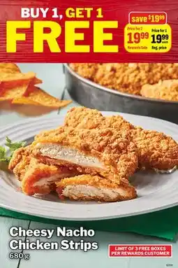 M & M Food Market Cheesy Nacho Chicken Strips offer
