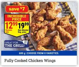 M & M Food Market Fully Cooked Chicken Wings offer