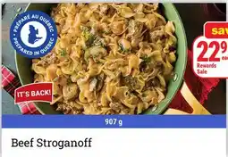 M & M Food Market Beef Stroganoff offer