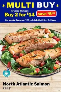 M & M Food Market North Atlantic Salmon offer