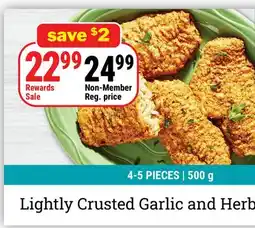 M & M Food Market Lightly Crusted Garlic and Herb Haddock offer