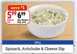 M & M Food Market Spinach, Artichoke & Cheese Dip offer