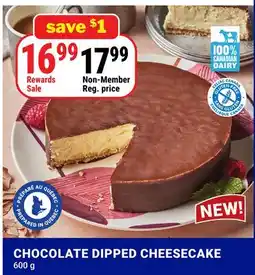 M & M Food Market CHOCOLATE DIPPED CHEESECAKE offer