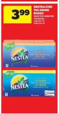 Real Canadian Superstore Nestea Iced Tea Drink Boxes offer
