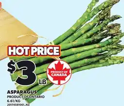 Loblaws ASPARAGUS offer