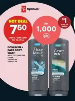 Real Canadian Superstore Dove Men+Care Body Wash offer