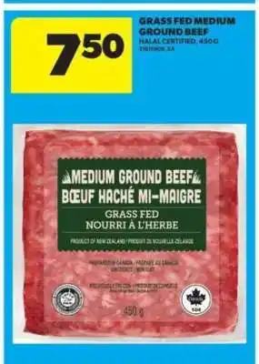 Real Canadian Superstore Grass Fed Medium Ground Beef offer