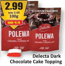 Starsky Delecta Dark Chocolate Cake Topping offer