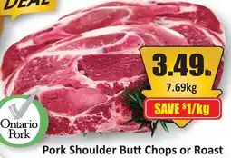 Starsky Pork Shoulder Butt Chops or Roast offer