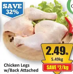 Starsky Chicken Legs w/Back Attached offer