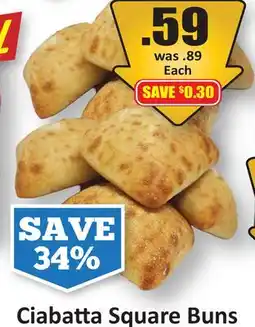 Starsky Ciabatta Square Buns offer