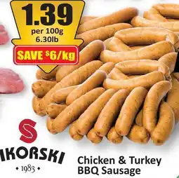 Starsky Chicken & Turkey BBQ Sausage offer