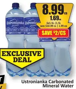 Starsky Ustronianka Carbonated Mineral Water offer