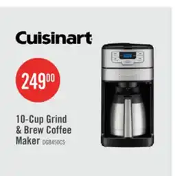 The Brick Cuisinart 10-Cup Grind and Brew Coffee Maker - DGB-450C offer