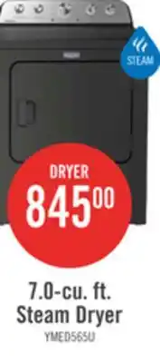 The Brick Maytag 7.0 Cu. Ft. Pet Pro Electric Dryer - Volcano Black - YMED5605RU offer