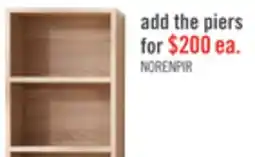 The Brick Noren Pier - Light Oak offer