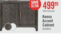The Brick Keena 40 Solid Wood Accent Cabinet - Grey offer