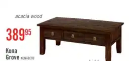 The Brick Konagrove 48 Rustic Coffee Table with Storage and Casters offer