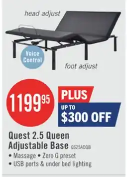 The Brick Quest 2.5 Queen Adjustable Base offer