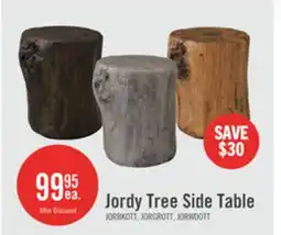 The Brick Jordy 15 Faux Wood Accent Table - Black offer