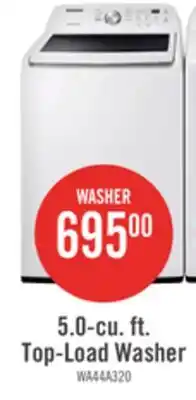 The Brick Samsung 5.1 Cu. Ft. Top-Load Washer - White - WA44A3205AW/A4 offer