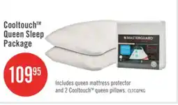 The Brick Masterguard Cooltouch Queen Mattress Protector with 2 Queen Pillows offer