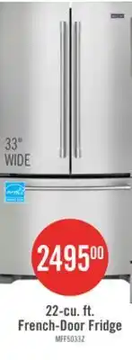 The Brick Maytag 33 22 Cu. Ft. French-Door Refrigerator - Fingerprint Resistant Stainless Steel - MRFF5033PZ offer