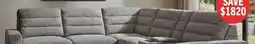 The Brick Shaquille O'Neal Home Prestige 6-Piece Sectional with Power Reclining and Power Sliding– Grey offer