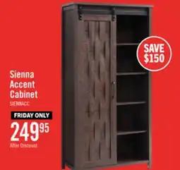 The Brick Sienna 33.5 Accent Storage Cabinet with Sliding Door - Dark Oak offer