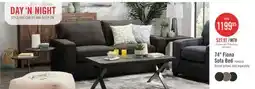 The Brick Made in Canada Fiona 74 Chenille Fabric Full-Size Sofa Bed with Track Arms - Grey offer