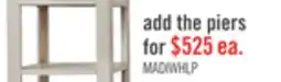 The Brick Madison Bookcase Pier – White offer