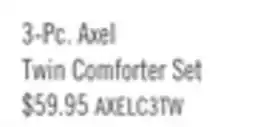 The Brick Axel 3-Piece Twin Comforter Set - Grey offer