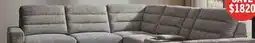 The Brick Shaquille O'Neal Home Prestige 6-Piece Sectional with Power Reclining and Power Sliding– Grey offer