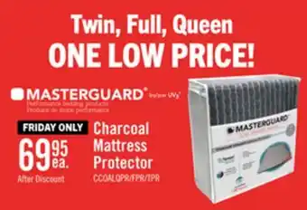 The Brick Masterguard Charcoal Tencel Queen Mattress Protector offer