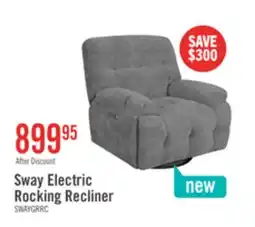 The Brick Sway 38.58 Electric Rocking Chair - Grey offer