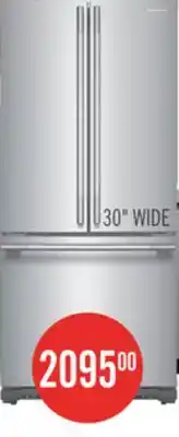 The Brick KitchenAid 20 Cu. Ft. 30 French Door Refrigerator - PrintShield Stainless Steel - KRFF330SPS offer