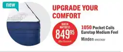 The Brick Sealy Posturepedic 1050 Series Minden Eurotop Medium Queen Mattress offer