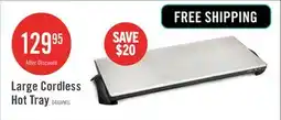The Brick Salton Large Cordless Hot Tray - TWT40 offer