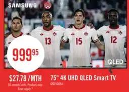 The Brick SAMSUNG 75 Q6F QLED Vision AI 4K UHD Smart Tizen OS TV (QN75Q6FAAFXZC) - 2025 Model offer