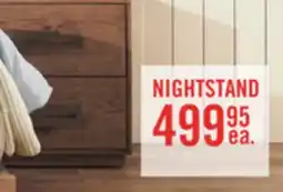 The Brick Scott Living Henri Bedside 2-Drawer Nightstand with USB Ports, 26W x 26H, Wood - Brown offer