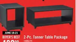 The Brick Tanner 2-Pack Table Package – Matte Black offer
