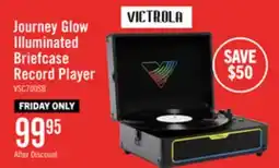 The Brick Victrola Journey Glow Illuminated Briefcase Record Player – Black (VSC-700SB-BLK) offer