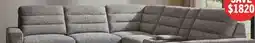 The Brick Shaquille O'Neal Home Prestige 6-Piece Sectional with Power Reclining and Power Sliding– Grey offer
