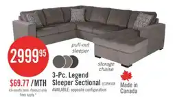 The Brick 3-Pc. Legend Sleeper Sectional offer