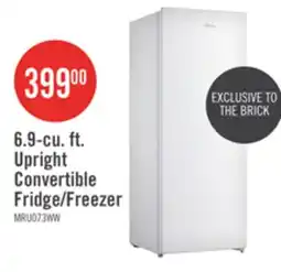 The Brick Midea 6.9 Cu. Ft. Convertible Upright Refrigerator-Freezer - MRU07B3AWW offer
