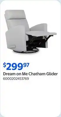 Walmart Dream on Me Chatham Glider offer