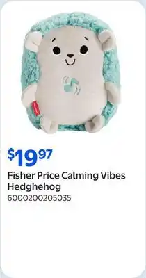 Walmart Fisher Price Calming Vibes Hedghehog offer