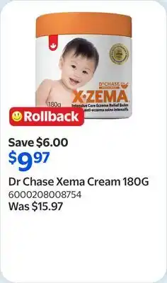 Walmart Dr Chase Xema Cream offer