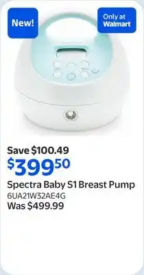 Walmart Spectra Baby S1 Breast Pump offer